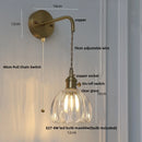 Axyaa Adjustable LED Wall Lamp Glass Wall Light Fixture