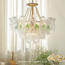 Axyaa French Crystal Chandelier for Home Living Room, Bedroom, and Dining Room