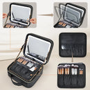Axyaa LED Vanity Makeup Bag - 3 Light Modes, Travel Friendly Makeup Case