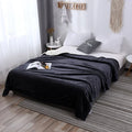 Axyaa Nordic Light Luxury Lamb Wool Flannel Double Layer Thick Quilt Blanket