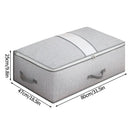 Axyaa Clear Window Clothes Storage Bag, Large Capacity Wardrobe Organizer