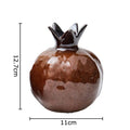 Axyaa Pomegranate Ceramic Vase: Table Decor, Floral Arrangement, Room Aesthetic