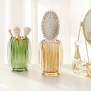 Axyaa Glass Makeup Brushes Holder & Cosmetic Organizer Box