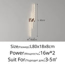 Axyaa Modern Crystal LED Wall Lamp for Bedside TV Backdrop, Hallway, Staircase Lighting