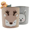 Axyaa Animal Print Storage Basket: Toys, Clothes, Shoes Organizer