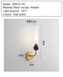 Axyaa Minimalist LED Wall Lamp for Modern Living Room and Bedroom Decor