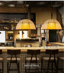 Axyaa Nordic Retro Industrial Hemp Rope Pendant Chandelier for Bedroom and Dining Room