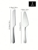 Axyaa Stainless Steel Spatula Set for Cakes, Breads & Pastries