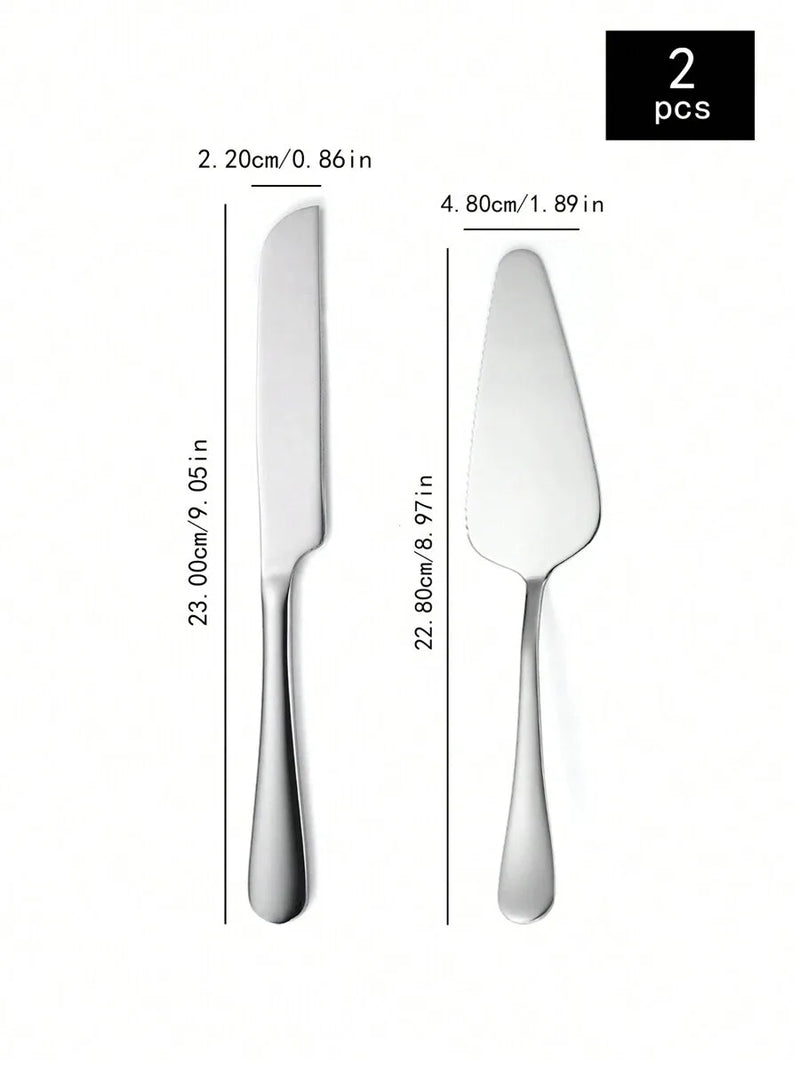 Axyaa Stainless Steel Spatula Set for Cakes, Breads & Pastries
