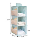 Axyaa Multi-layer Folding Hanging Storage Organizer for Bras, Underwear, Socks, and Clothes