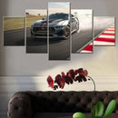 Axyaa 5-Piece Cars Performance 2025 Canvas Wall Art Set - Vehicle Interior Decor