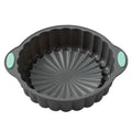 Axyaa 3D Spiral Silicone Cake Mold - Nonstick Pan for Birthday Desserts