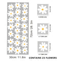 Boho Daisy Flowers Wall Stickers by Axyaa for Kids Room & Nursery Decoration