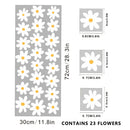 Boho Daisy Flowers Wall Stickers by Axyaa for Kids Room & Nursery Decoration