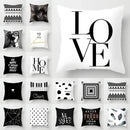 Axyaa Sunflower Print Pattern Sofa Cushion Cover - Luxury Home Decor
