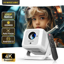 Axyaa Magcubic HY310X 4K WiFi6 Auto Focus Android 11 Projector for Full HD Home Cinema