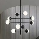 Modern LED Chandelier Pendant Lights for Dining Room by Axyaa