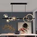 Axyaa Glass Bubble Chandelier Pendant Lamp Dining Room Lighting