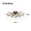 Axyaa Crystal Ceiling Light Tree Branch Modern Minimalist American Style