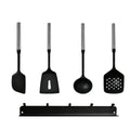 Axyaa Stainless Steel Handle Silicone Kitchenware Set, Non-Stick Utensils, Cooking Tools