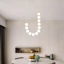 Axyaa Nordic Home Decoration Stair Chandelier Ceiling Light Pendant Lights for Living and Dining Room