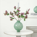 Marble Pattern Glass Vase by Axyaa for Home Decor and Flower Arrangements