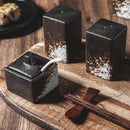 Axya Seasoning Jar Set for Restaurant Cuisine - Oil, Pepper, Spice, and Sauce Pot
