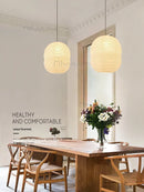 Axyaa Rice Paper Pendant Lamp Hanging Light with E27 Bulb