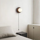 Axyaa Minimalist Black Stone Living Room with New Staircase Design & Bedhead Sconce Light