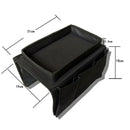 Axyaa Couch Armrest Organizer: 4-Pocket Sofa Tray for Remote and Storage