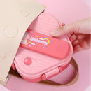 Unicorn Lunch Box For Kids by Axyaa: Cute Food Storage Container for School & Camping