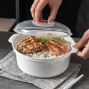 Axyaa Heating Fresh Keeper Box with Lid - Kitchen Bowl for Steamed Bun