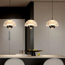 Axyaa Black LED Pendant Light Chandelier for Bedroom Living Room - Nordic Decor