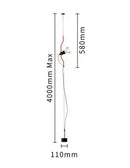 Axyaa Parentesi LED Pendant Lamp for Home Living Spaces