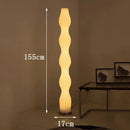 Axyaa Minimalist LED Floor Lamp, Remote Control Dimming, Nordic Ins Style