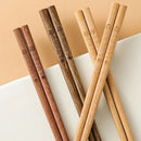 Axyaa Kids Wooden Chopsticks Set for Children 3-6 Years Old