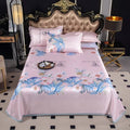Axyaa Ice Silk Printed Naked Sleeping Mat Set, 230x250cm