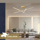 Axyaa Ceiling Lamp: Modern Suspension Chandelier for Living Room and Bedroom