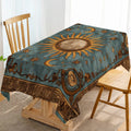 Axyaa Sun Moon Blues Table Runner for Home Kitchen Decor.