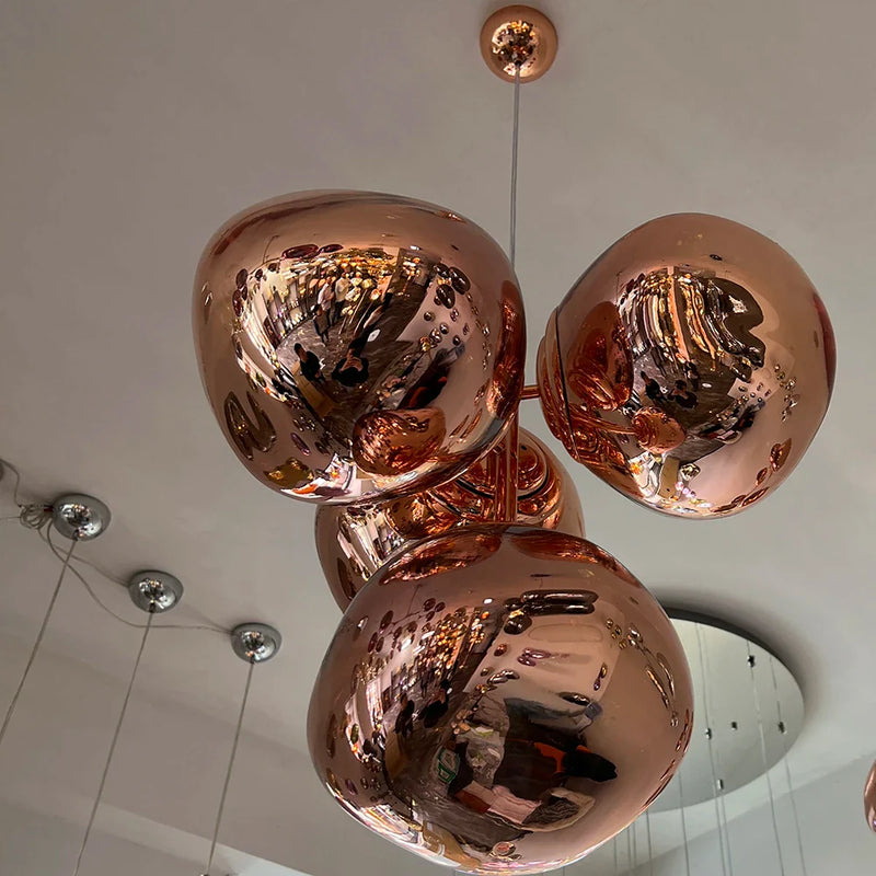Axyaa Modern Lava LED Pendant Light for Indoor Kitchen Decor and Living Room