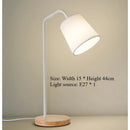 Axyaa Vintage Nordic Wooden Desk Lamp with LED Bulb