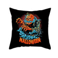 Axyaa Halloween Skull Cat Pumpkin Bat Castle Pillowcase 45x45cm
