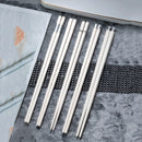 Axyaa 5 Pair Alloy Non-Slip Chopsticks Set for Kitchen Tableware Gift