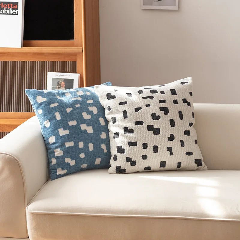 Axyaa Soft Jacquard Chenille Cushion Cover 45x45cm for Sofa Couch Bed Living Room