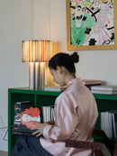 Axyaa Milan Series Art Book Desk Lamp Side Cabinet Modern Bedroom Bedside Lamp