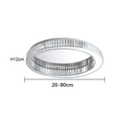 Axyaa Modern Crystal Ceiling Lamp for Luxury Living Room Lighting