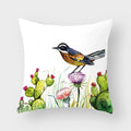 Axyaa Bird Flower Pillow Case 45*45cm Home Decoration Pillowcase