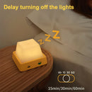 Axyaa LED Night Light Bedside Lamp USB Rechargeable for Baby Bedroom Decor