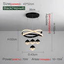 Axyaa Modern Minimalist Three-Head Chandelier for Dining Room and Bedroom