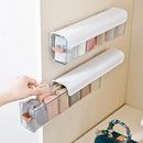 Axyaa Wall-mounted Underwear Sock Storage Box: Space-saving Large Compartment Case